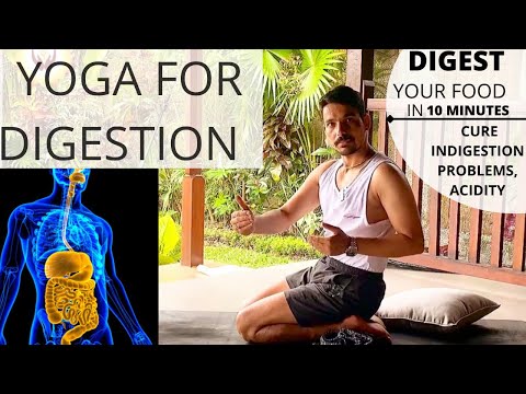 YOGA FOR DIGESTION 🔥| DIGEST YOUR FOOD IN 10 MINUTES | YOGA AFTER FOOD | BEST DIGESTIVE YOGA
