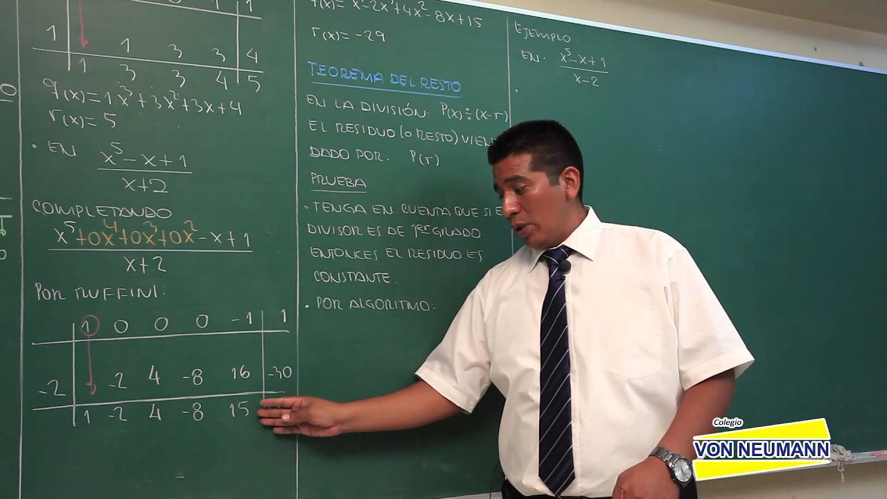 ALGEBRA - División de polinomios II Ruffini  - [HD]