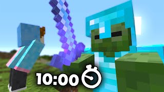 Minecraft but, It gets harder every 10 minutes