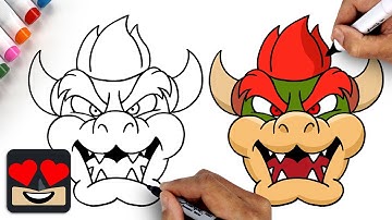 How To Draw Bowser for Beginners