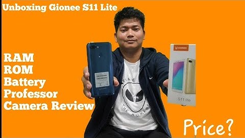 Unboxing Gionee S11 Literally | First Impression | Camera RAM ROM Professor Price