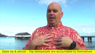 How to prepare for a commission job in sales - Be accountable to yourself (2 of 7) Scott Sylvan Bell