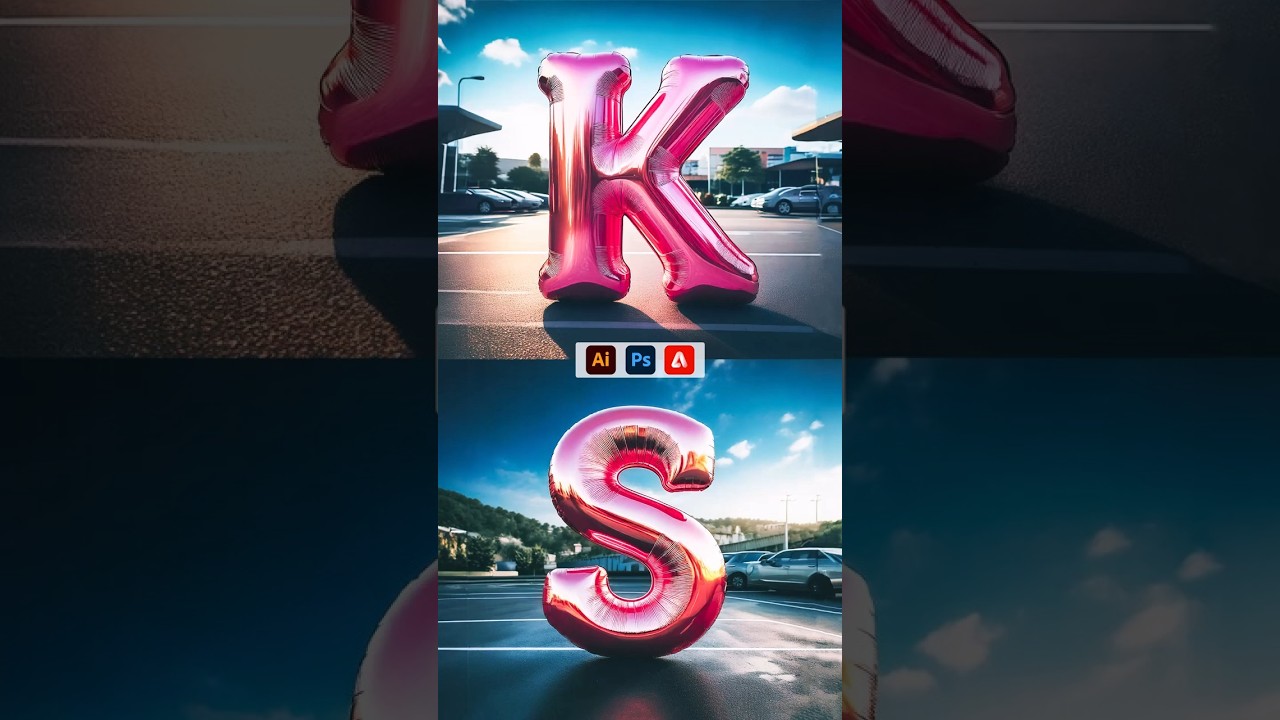 3D Inflatable Letters Design 