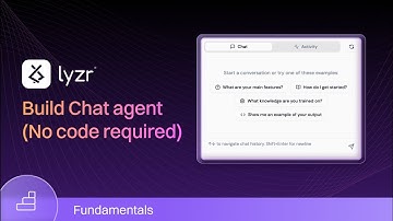 Build a No-Code Chat Agent with Lyzr Agent Studio in less than 3 minutes