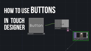 How to use Buttons in Touch Designer (tutorial)