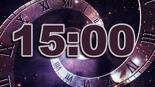 15 Minute Countdown Timer for NYE with Fireworks and Jazz Music 🎆