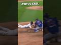 AWFUL call at home plate leads to go-ahead run