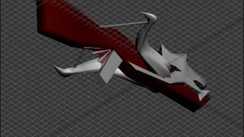 Dragon Cross Bow model in 3ds Max