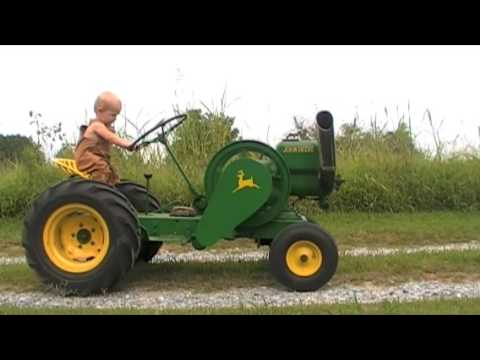 little green tractor youtube