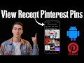 How To See Recently Viewed Pins On Pinterest | Quick & Easy (2025)