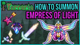 Terraria: journey's end - how to summon new boss empress of light &
find prismatic lacewing guide + master mode complete loot updat...