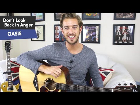 Don't Look Back In Anger - Acoustic Guitar Lesson Tutorial - Oasis Noel Gallagher