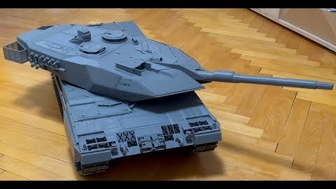 RC tank Leopard 2A6 - scale 1/10