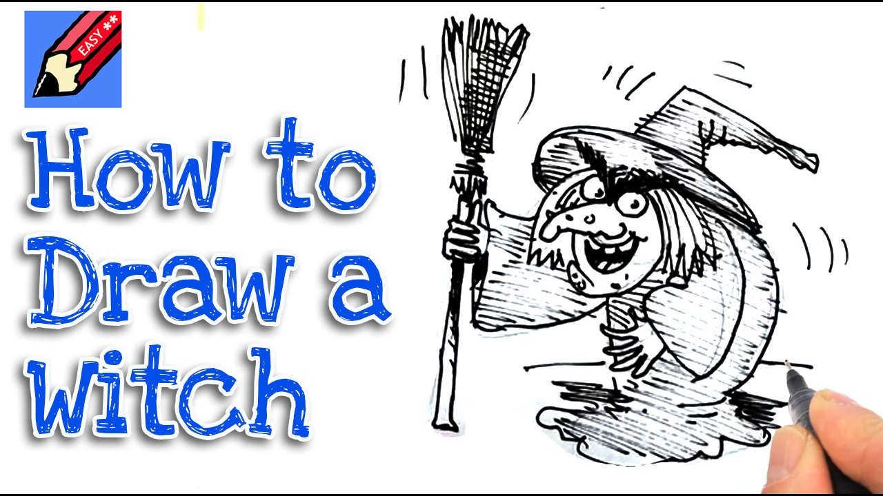 How To Draw A Witch For Kids Archives How To Draw - vrogue.co