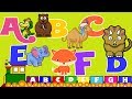 Animal alphabet a to z  abc animal train with sound  abc    