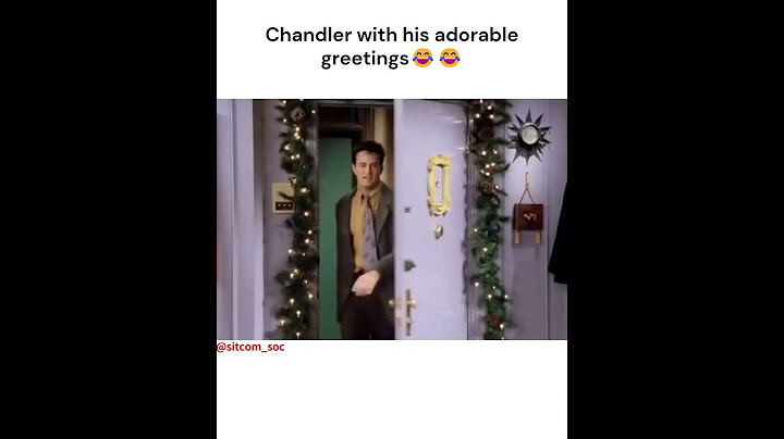Discover 5 AMAZING Chandler Bing Greetings That Will Make You Laugh