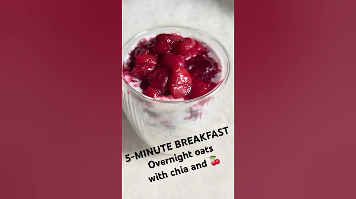 5-MINUTE BREAKFAST  #healthyrecipes  #overnightoats #mealprep #kitchenmood