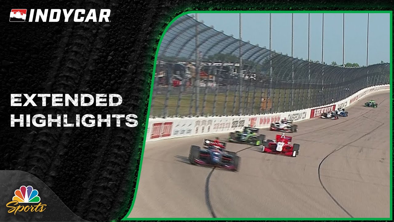 INDY NXT EXTENDED HIGHLIGHTS: Grand Prix at Iowa Speedway | 7/22/23 | Motorsports on NBC