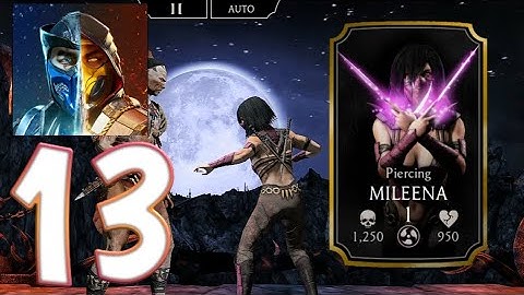 Mortal Kombat mobile - gameplay walkthrough part 13 - Piercing Mileena Tower 4-5 (ios,android)