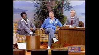 Don Rickles gives Lou Brock baseball tips on The Tonight Show Starring Johnny Carson - 09/01/1977