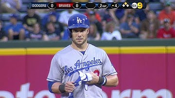 LAD@ATL: Adrian scores on J. Upton