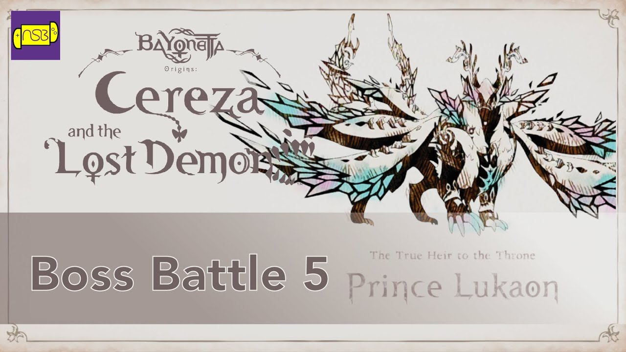 Bayonetta Origins - Boss Battle Prince Lukaon - Bayonetta Origins Cereza and the Lost Demon