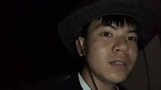 tropa pips #halloweenspecial night at the cemetary. nag adto sa menteryo para mangape.