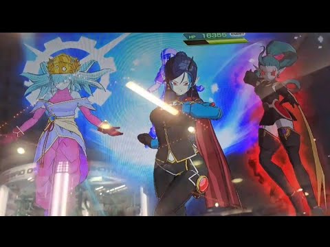 パン、アイオス(大人)、魔神ロベル(暗黒因子吸収)、魔神プティン(魔強化)　かめはめ波ラッシュ！
