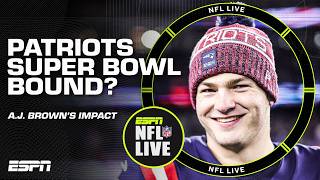 Can A.J. Brown help the Patriots get back to the Super Bowl? + Browns QB competition | NFL Live