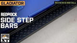 Jeep Gladiator JT RedRock Heavy Duty Steel OE Style Side Step Bars Review & Install