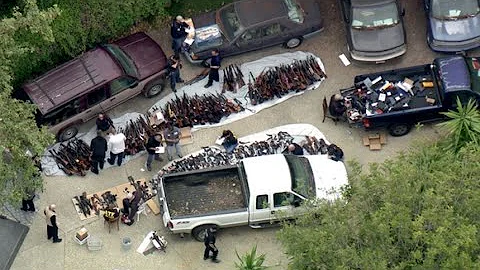 Massive weapons cache seized from home in upscale Los Angeles neighborhood