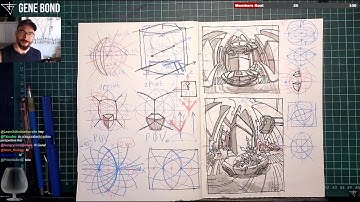 How to draw 2 point perspective in 5 point