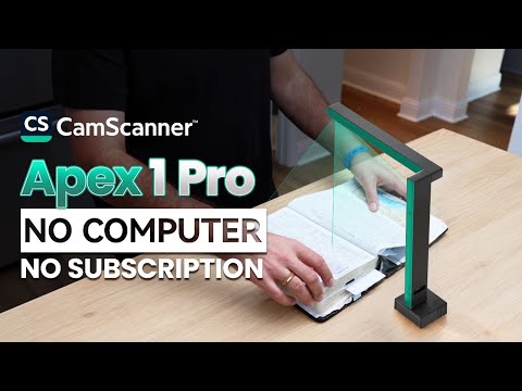 Digitize Anything Without Damaging It | CamScanner Apex 1 Pro
