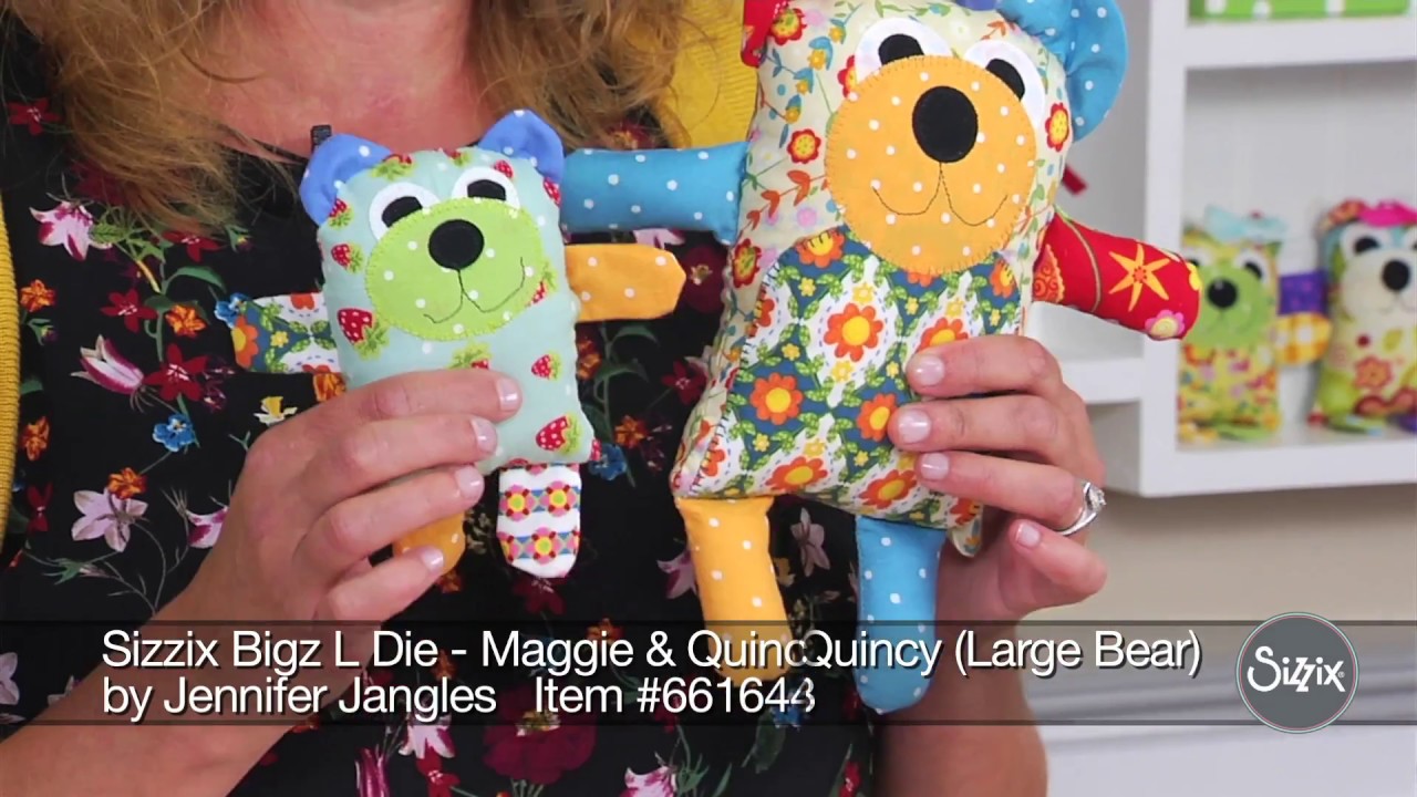 Elf Sizzix Bigz Plus Q Die-Santa Reindeer By Jennifer Jangles
