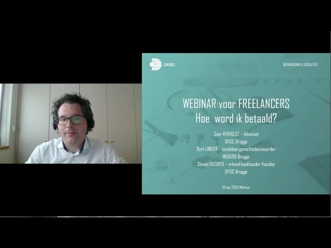 Replay webinar &rsquo;Betaald worden als freelancer&rsquo; - mei 2020