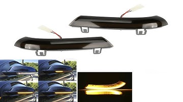 Sequential mirror turn signal