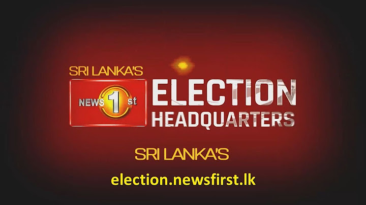 🔺 News 1st Election Headquarters  📌 Live - News1st විශේෂ මැතිවරණ විකාශය 05.08.2020