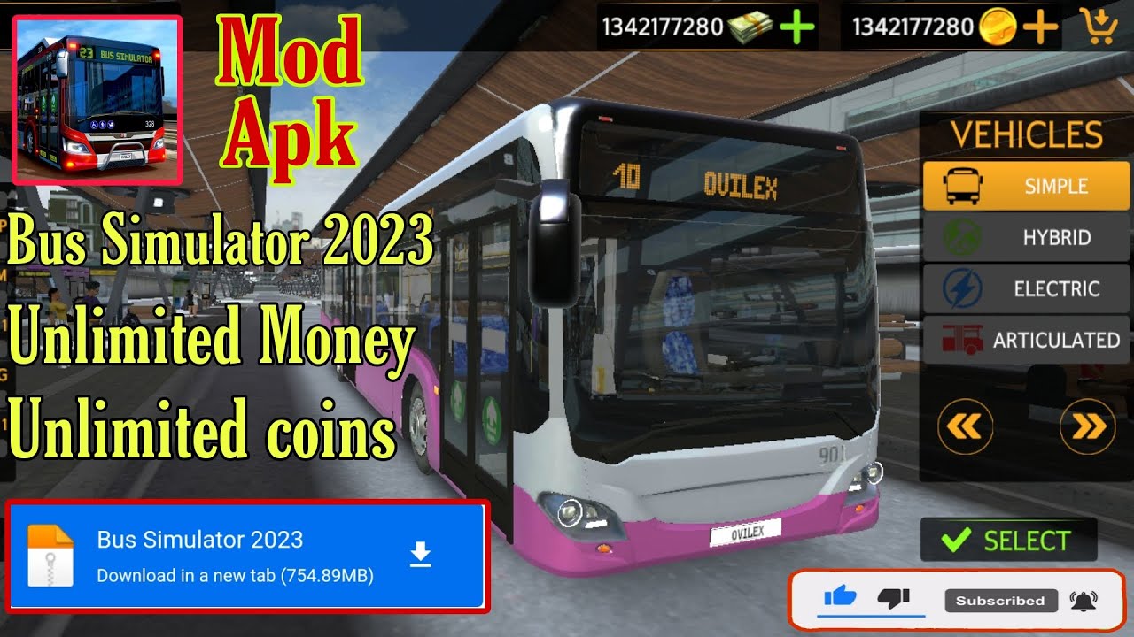 Bus Simulator 2023 v1.11.5 MOD APK (Free Shop, Unlimited Money, No ADS)  Download