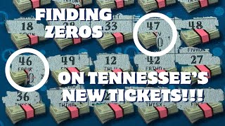 Finding Zeros On The Tennessee Lottery New Releases ‼️ $3,000 Loaded💰Big Riches 💸Winning 7️⃣
