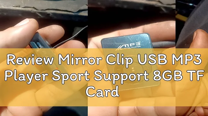 Review Mirror Clip USB MP3 Player Sport Support 8GB TF Card Portable Mini Music Media Player【Huiten