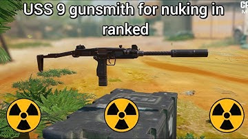 Best USS 9 gunsmith for nuking in ranked in cod mobile