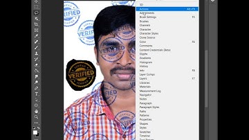 How to remove on seal stamp using tricks in Photoshop