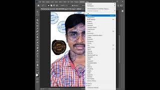 How to remove on seal stamp using tricks in Photoshop