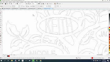 Corel Draw Tips & Tricks Family Tree and make the names not fall out Part 2