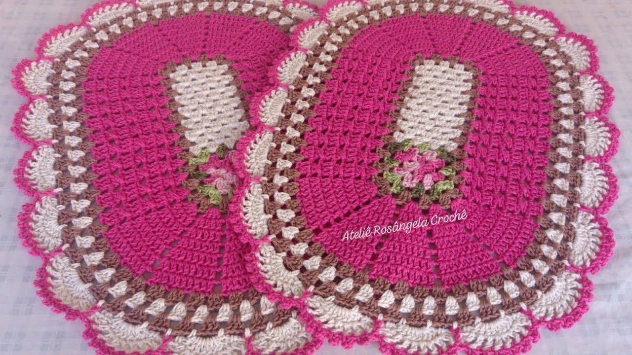 Tapete de crochê  modelo Quel passo a passo 