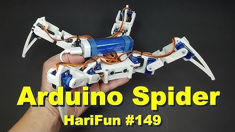 HariFun #149 - 3D-Printed Arduino Spider Robot