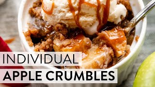 Individual Apple Crumbles | Sally&#39;s Baking Recipes