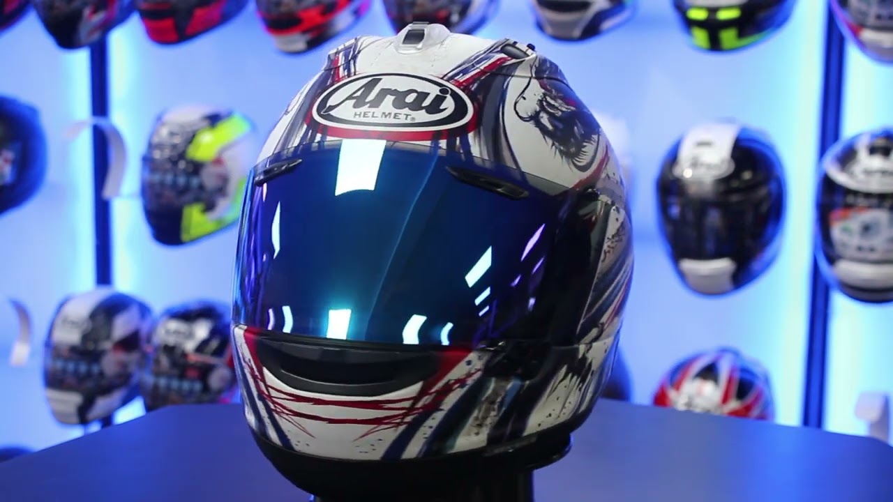 Arai RX-7V Evo Kiyonari Trico Helmet - YouTube