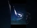 【衝撃映像】大量発生したトビウオに巨大な魚影!!#shorts