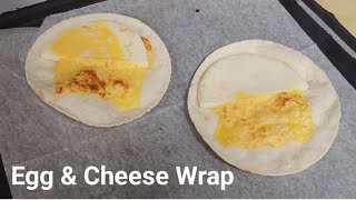 Dunkin Donuts Egg And Cheese Wake Up Wrap